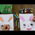 How To Draw The Cutest Easter Bunny and Bee.Hindi & Urdu