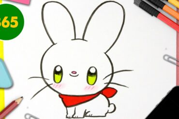 HOW TO DRAW A CUTE RABBIT KAWAII
