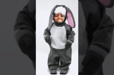Kim nail dressing up as a cute bunny