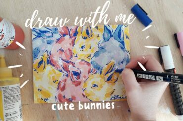 Draw with me || Cute bunnies ✌