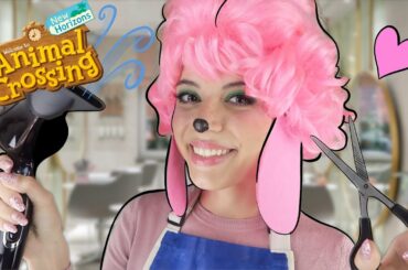 ASMR | Animal Crossing! ✂️Harriet from "Shampoodle" Gives You A Wash & Style!