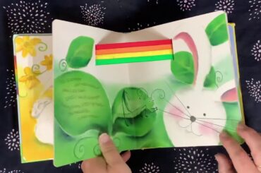 Kids educational story read out loud. Learn colours with little rabbit.