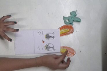 Cute rabbit and doll gift envelope  by using one side printed paper ..# STAYHOME#STAYSAFE ♥♥♥