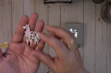 EK Tools ~ Llama Punch & Sizzix ~ Cute Bunny Embellishments