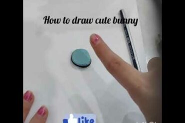 How to draw a cute bunny
