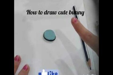 How to draw a cute bunny