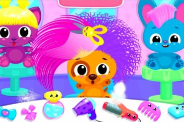 Cute & Tiny Hair Salon - Baby Pets Get Makeovers