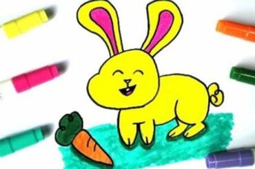 How to draw EASTER BUNNY fluffy and cute | Cute Drawings - Drawing to Draw