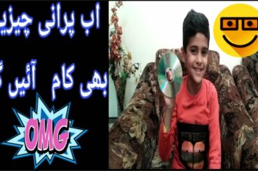 How to recycle old CD by making cute bunny || Ahmad's World !!