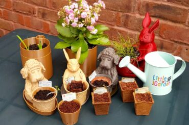 3D Printed Plant Pots - Dog the Gardener in a Little Garden