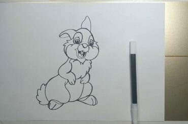 How to draw CUTE RABBIT in 5 minutes
