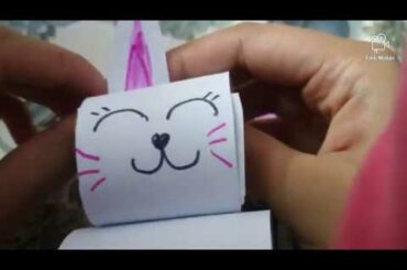 How to make an easy and cute paper bunny | 5 minutes paper bunny craft you should not miss
