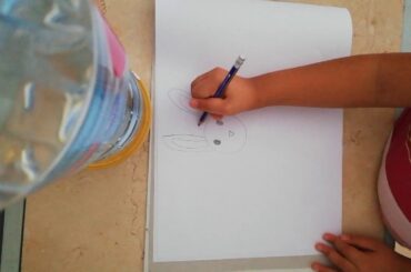 Drawing the cutest Easter bunny