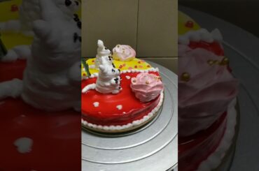 Cute Rabbit topper cake🥰