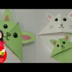 Cute PAPER BOOKMARK "Bunny" | Origami Bookmark | How to Make Bunny paper BookMark Origami