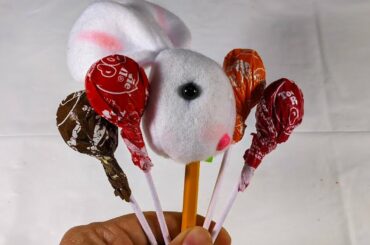 Lollipop finger family with Cute Bunny