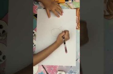 Cute baby bunny drawing❤️ Fun kids video!