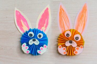 Bunny Craft Ideas # DIY Hare paper craft # how to make Rabbit with paper  Coney Craft For kids