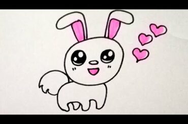 How to draw a cute Rabbit