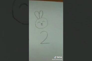 Drawing a bunny LoL😂🤣did it Come cute?
