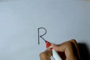 How to draw Rabbit from R letter || S-letter turn into Cute Rabbit || खरगोश बनाना आसानी से सीखें ||