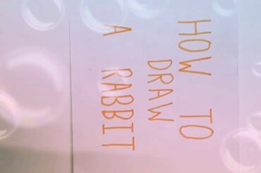 How to draw a cute bunny