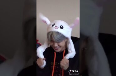 BTS CUTE 😍 WITH BUNNY HAT