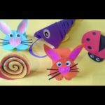 Cute paper Crafts | How to make a paper bunny | how to make paper animals easy | Paper Bunny crafts