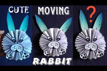 Amazing paper moving rabbit | Cute moving rabbit 🐇 | Paper rabbit 🔥| How to make paper rabbit |