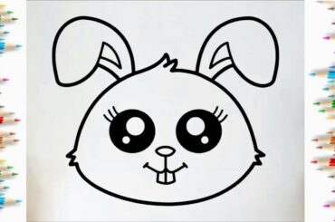 Vẽ chú thỏ con dể thương - HOW TO DRAW A CUTE BUNNY RABBIT