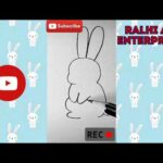 How to draw a cute Rabbit || Pencil Art || very easy || RALHI Art Enterprises