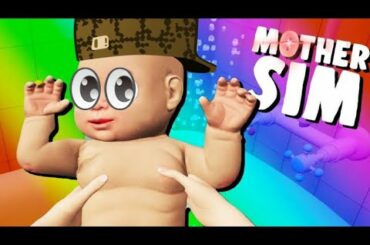 I hate baby like this (mother simulator) funny moments [beast bunny]