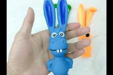 Cute Rabbit Dog Toy with Noise. A great choice for pet owners