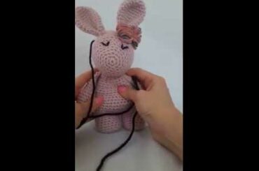 Bunny Video Tutorial 18 - how to sew Sleepy Eyes