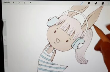 PROCREATE TUTORIAL-HOW TO DRAW A CUTE BUNNY-SPEED PAINT