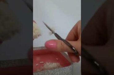 Bunny Video Tutorial 16 - making the pom-pom tail and sewing it on