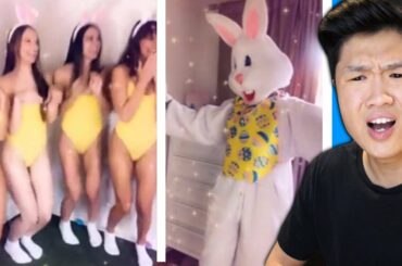 The Easter bunny paid a visit to these bunny girls.  What happens next is not very Christian