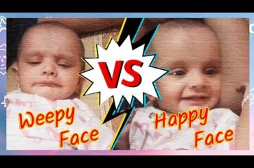 Cute little Baby Girl cries when dad stops kissing her | lovely baby