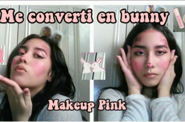 Pink bunny 🐰Cute 🐰✨|MAKEUP||Tutorial