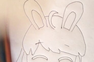 How to colour a cute anime rabbit chibi......🐰🐰🐰