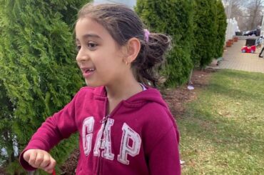 BUNNY IN OUR BACKYARD!