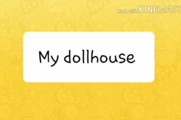 My dollhouse with balcony and a cute bunny