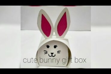 Cute Bunny mini gift box/birthday gift box / paper craft/ mini box