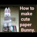#paper Rabbit#cute bunny  How to make cute paper Bunny/Rabbit.