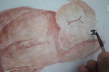 Cute 🐰 bunny watercolor painting tutorial | cute bunny with flower tiara !!  Easter bunny