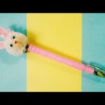 How to make cute bunny 🐰🐰 pen/ pen decoration idea part 2