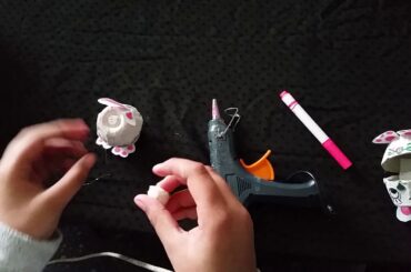 How to make a cute egg carton bunny!!!