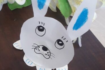 Cute rabbit with paper🐰🐇Paper rabbit 🐰origami #Foodkala