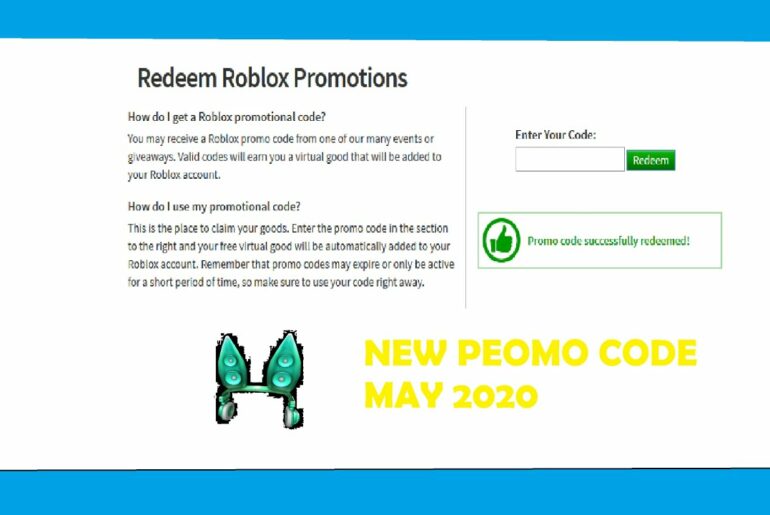 Roblox New Promo Codes May 2020