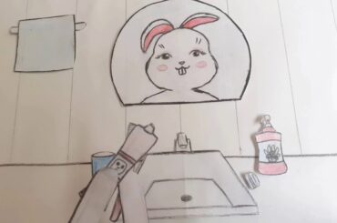 Stop Motion Paper/ Sevimli Tavşan / Cute Bunny